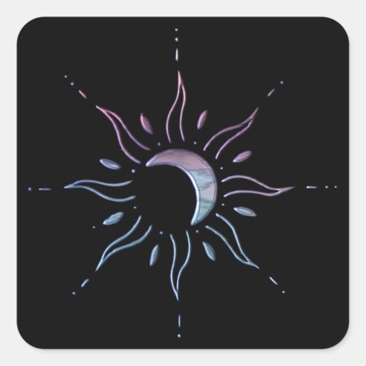 Gradient Sun スクエアシール (正面)