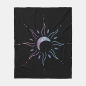 Gradient Sun フリースブランケット (正面)