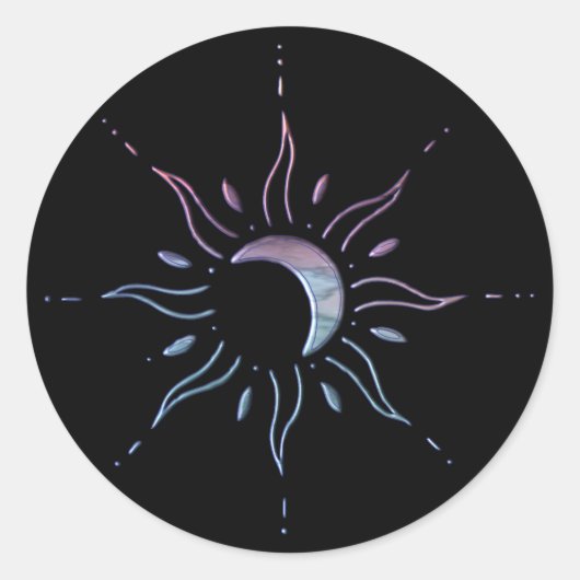 Gradient Sun ラウンドシール (正面)