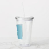 Gradient Teal Health Logo Branded Promotion  アクリルタンブラー (左)