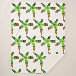 gradient tropics flowers シェルパブランケット