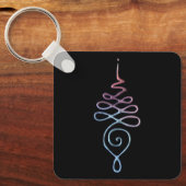 Gradient Unalome キーホルダー (正面)