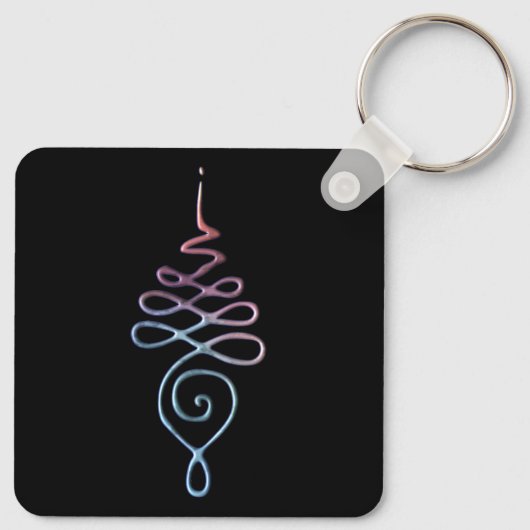 Gradient Unalome キーホルダー (裏面)