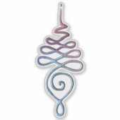 Gradient Unalome シール (正面)