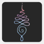 Gradient Unalome スクエアシール (正面)