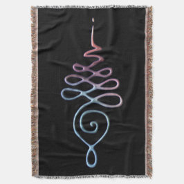 Gradient Unalome スローブランケット