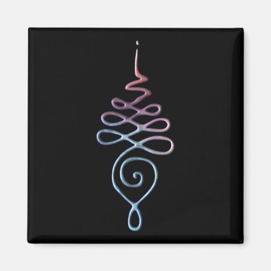 Gradient Unalome マグネット (正面)