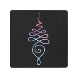 Gradient Unalome メタルプリント