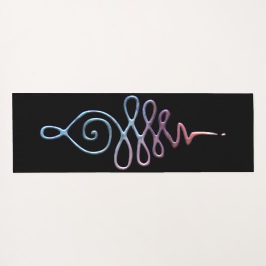 Gradient Unalome ヨガマット (裏面(横))