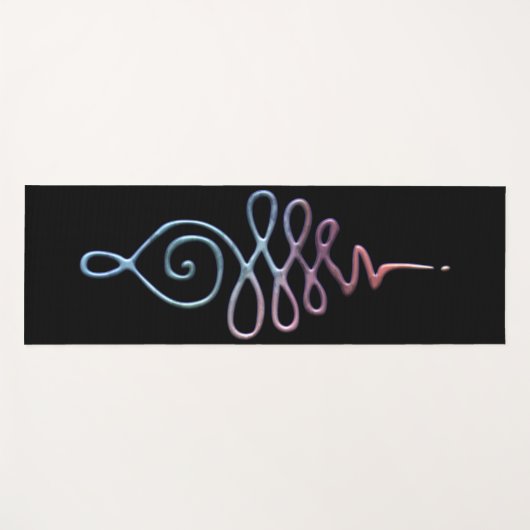 Gradient Unalome ヨガマット (正面(横))