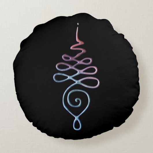 Gradient Unalome ラウンドクッション (裏面)