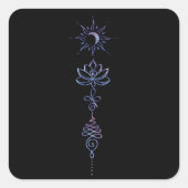 Gradient Unalome Group  スクエアシール (正面)