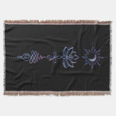 Gradient Unalome Group  スローブランケット (正面)