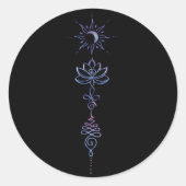 Gradient Unalome Group ラウンドシール (正面)