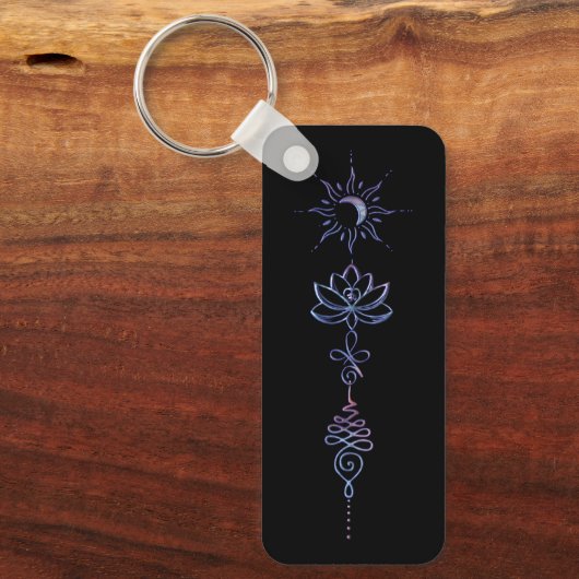 Gradient Unalome Group Keychain キーホルダー (正面)