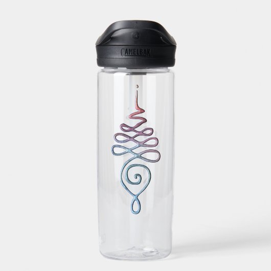 Gradient Unalome water bottle ウォーターボトル (背面)