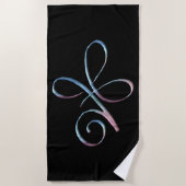 Gradient Unconditional Love ビーチタオル (正面)