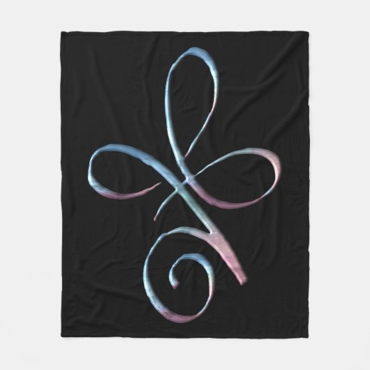 Gradient Unconditional Love フリースブランケット (正面)