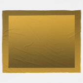 Gradient Yellow - deep to light | Mood Background| フリースブランケット (正面(横))