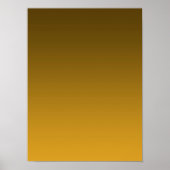 Gradient Yellow - light to deep | Mood Background| ポスター (正面)