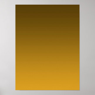 Gradient Yellow - light to deep | Mood Background| ポスター