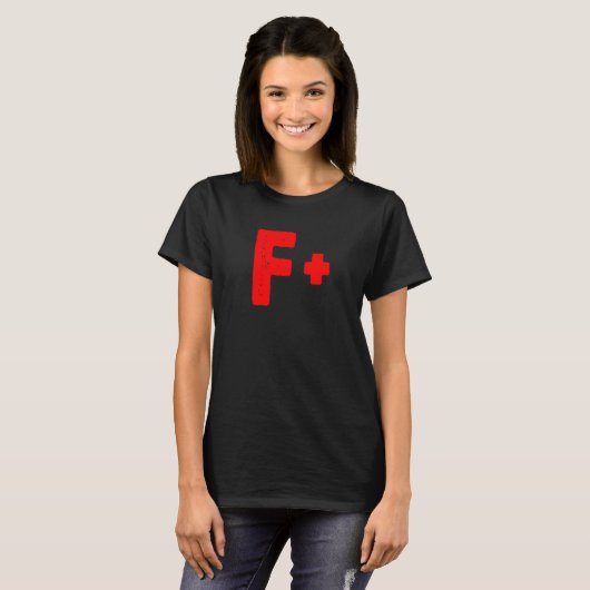 Grading Education School F Letter Teacher Student  Tシャツ (正面フル)