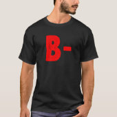 Grading Education School Letter B Teacher Lesson S Tシャツ (正面)