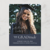 GRADitude写真卒業発表はがき ポストカード (正面)
