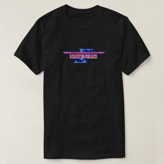 Gradius 3 (SNES)必須 Tシャツ (デザイン正面)