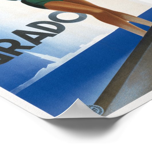 Grado Italy Vintage Poster 1933 ポスター (角)