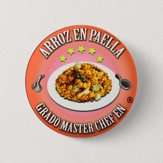 Grado Master Chef en Arroz en Paella 缶バッジ