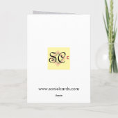 Graduacion Agradecimento サンキューカード (裏面)