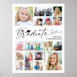 Graduate 16 Photo Memory Board ポスター
