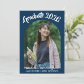 Graduate 2026 Party Invitation  招待状 (スタンド正面)