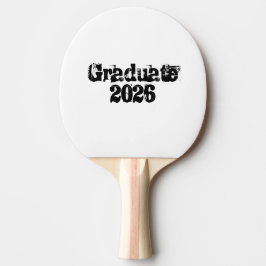 Graduate 2026 Trending Cool text  Hoodie 卓球ラケット