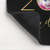 Graduate 2027 Photo Frame on Black マウスパッド (コーナー)