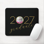 Graduate 2027 Photo Frame on Black マウスパッド (マウス)