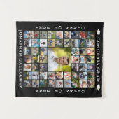 Graduate 55 Photo Collage Congrats Grad タペストリー (正面(横))