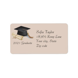 Graduate Address Label ラベル