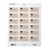 Graduate Address Label ラベル (フルシート)