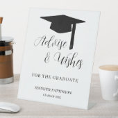 Graduate Advise & Wishes Graduation  台座サイン (インサイチュ)