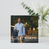 Graduate Announcement 案内状 (スタンド正面)