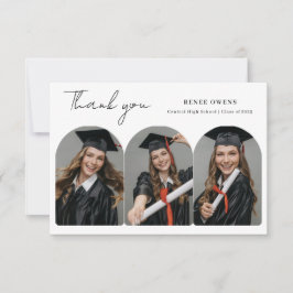 Graduate Arch Photo Graduation サンキューカード