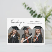 Graduate Arch Photo Graduation サンキューカード (スタンド正面)