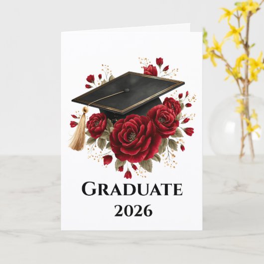 Graduate Card カード (黄色い花)
