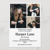 Graduate Celebration Party Invitation アドバイスカード (裏面)