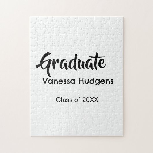 Graduate congratulations name date year class univ ジグソーパズル (縦)