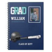 Graduate Gift - Personal Baseball Themed Journal ノートブック (正面)