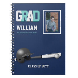 Graduate Gift - Personal Baseball Themed Journal ノートブック