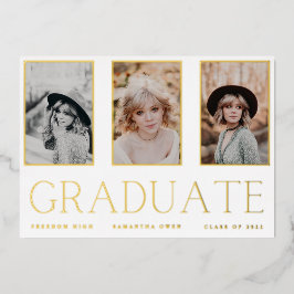 GRADUATE Gold Foil Photo Frames発表 箔招待状